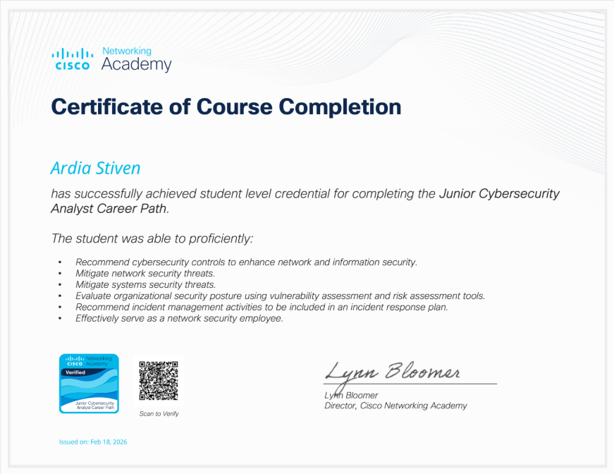 Cisco Cyber Analyst