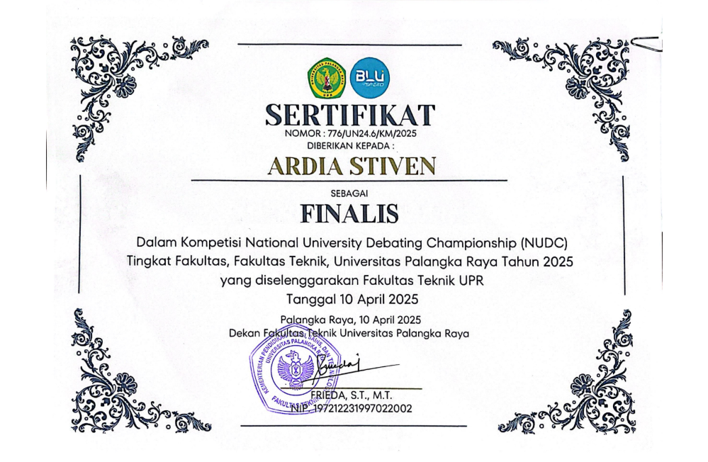 NUDC Finalist
