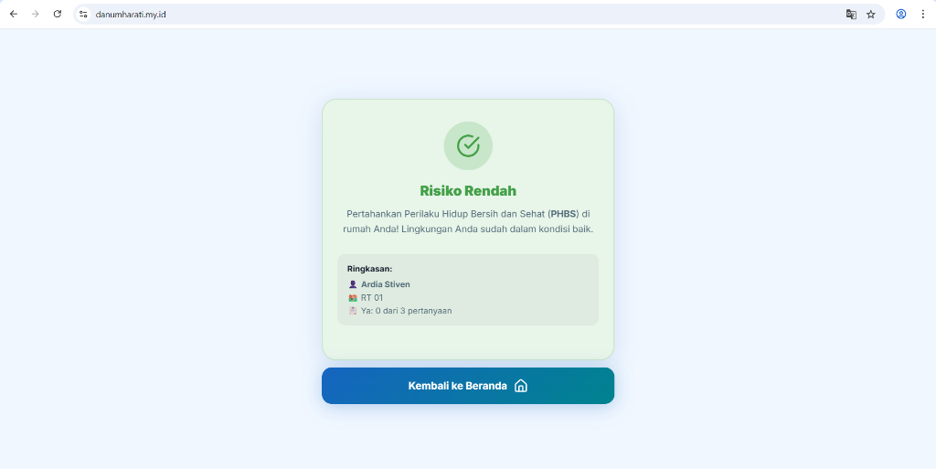 Screening Result